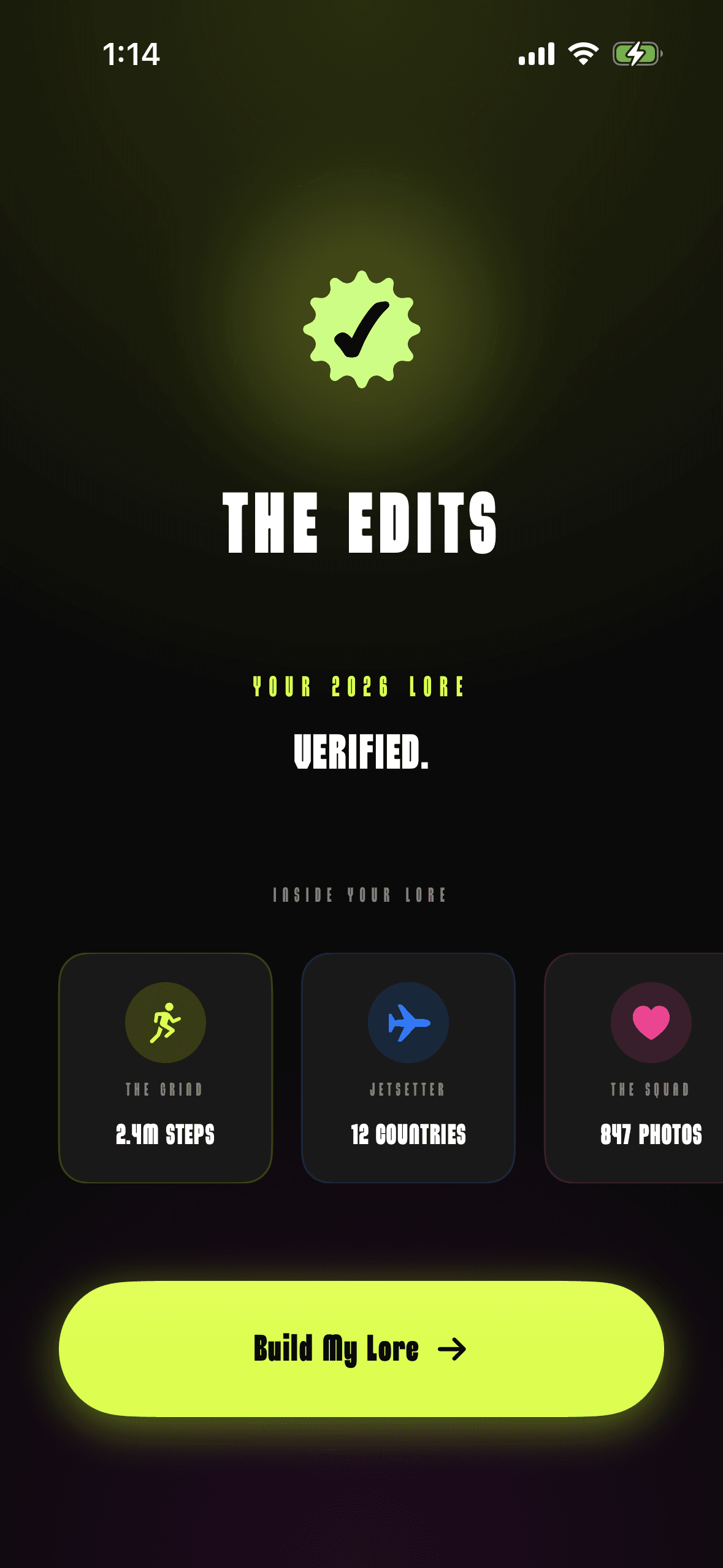 THE EDITS - Your 2026 Lore Verified
